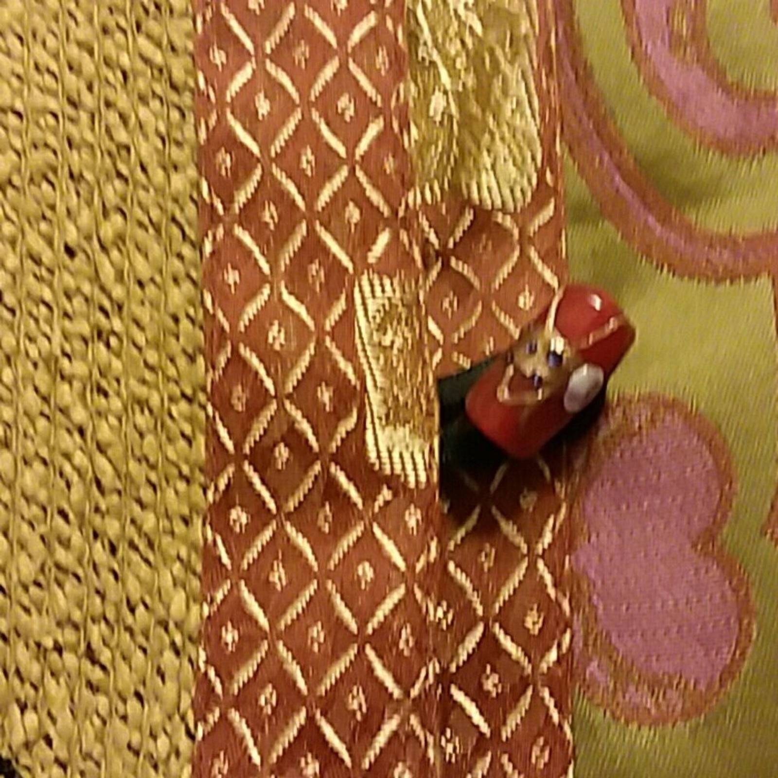 Allure Womens Large Jacket Patchwork Boho Embroid… - image 6