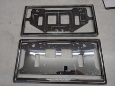 Genuine Honda Jdm Dealer License Plate Frame Set Frontrear Chrome Made In Japan Genuine Honda Jdm Dealer License Plate Frame Set Frontrear Chrome Made In Japan