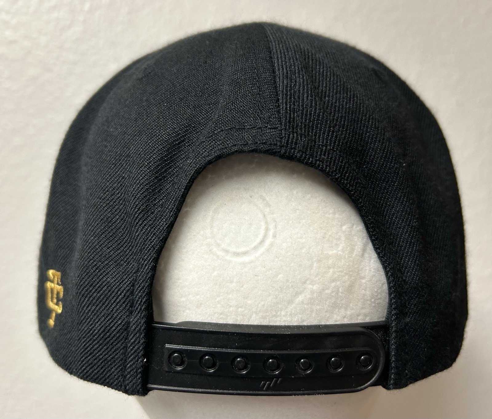 Support Blue Collar Snapback Hat Patch Black - image 6