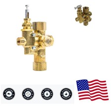 Válvula descargadora de compresor de aire de gas duradera - 140-175 PSI con silenciador incluido