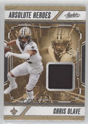 2024 Panini Absolute Heroes Memorabilia 136/250 Chris Olave #AHM-COE 16zo