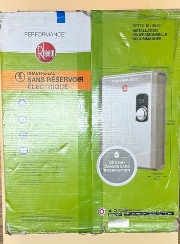 Rheem RETEX-18 Performance 18kW 3.5 GPM Electric Tankless Water Heater