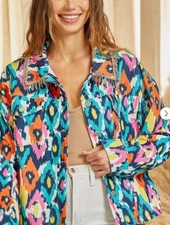 Savanna Jane, Aztec Blinged Button Down Jacket