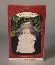 Vtg Hallmark Keepsake Ornament Wedding Day Barbie Christmas Ornament