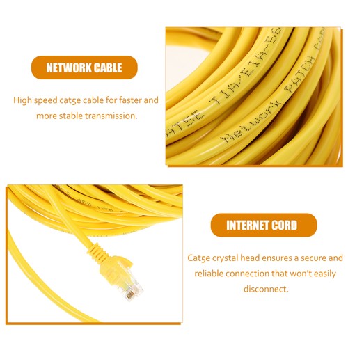 Ethernet Cable Network Patch Cord 20-meter Laptop Network Cable Cat 5e Cord - 第 9/12 張圖片