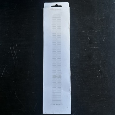 Apple Watch White Ocean Band XL Extension ONLY 49mm 44mm 46mm w/ Adjustable Loop