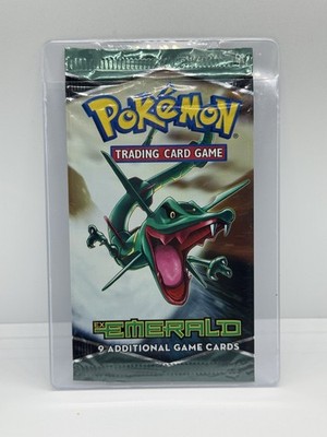 2005 Vintage Pokemon ( EX EMERALD ) EMPTY Blister Pack ( Rayquaza ) | eBay