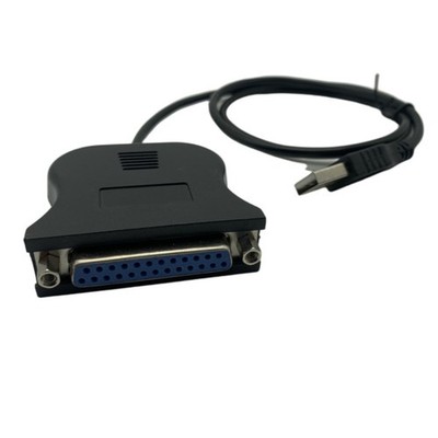 USB to DB25 Printing Cable Pin Old Style Parallel Printer Data Connection Cable