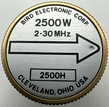 Bird 43 Thruline WattMeter Element 2500W 2500H 2-30MHz
