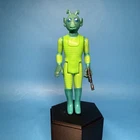 Vtg Star Wars 1978 ANH GREEDO Figure Complete w/ Blk Rebel Blaster HK Kenner WOW