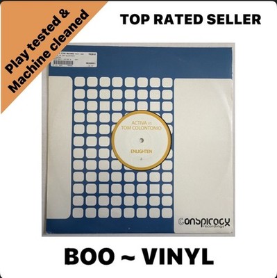 Activa Vs Tom Colontonio Enlighten 12  Trance Vinyl Record EX / VG+