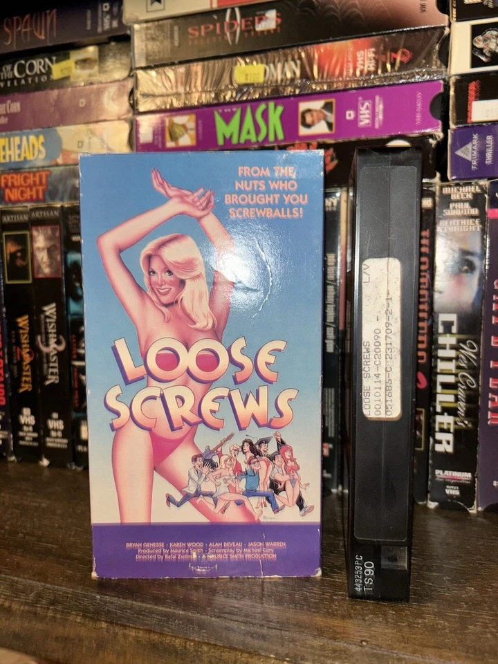 Loose Screws VHS Tape 1986, Lightning Video Comedy Vtg HTF OOP Rare - Image 4 of 4