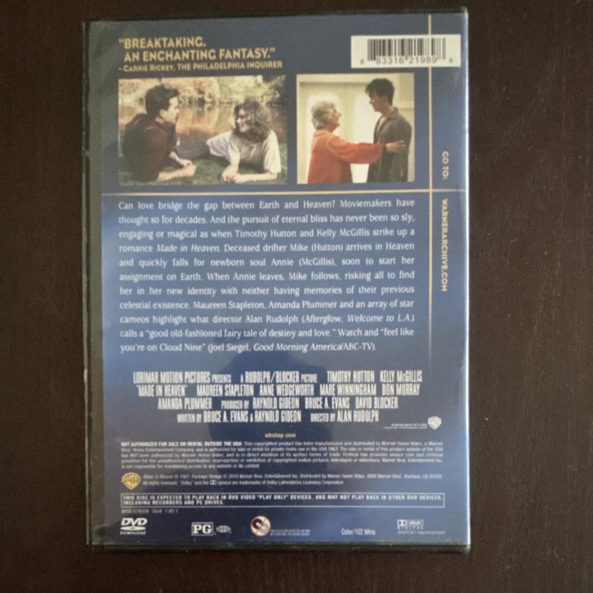 Warner Archive Made In Heaven Widescreen DVD Timothy Hutton Kelly