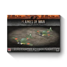 Flames of War Mid War Pacific Japanese Zero Fighter-Bomber Flight
