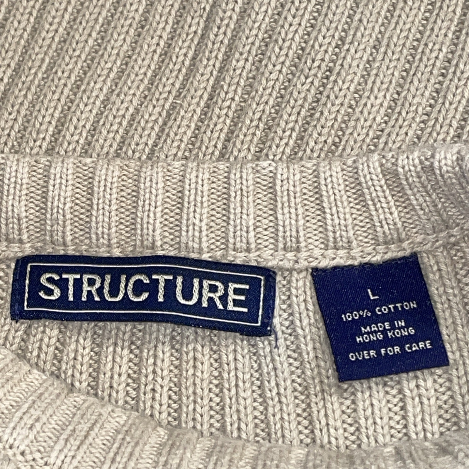 Structure Heavyweight Ribbed Sweater Shoulder/Elb… - image 6