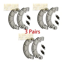3 Pairs Rear Brake Shoes For 2000-2006 Honda Rancher 350 TRX350FE 4x4 ES