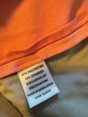 Walter Hagen Flat Front 9” W42 Wrinkle Resistant Shorts Performance Golf NWT $70 - Picture 6 of 8