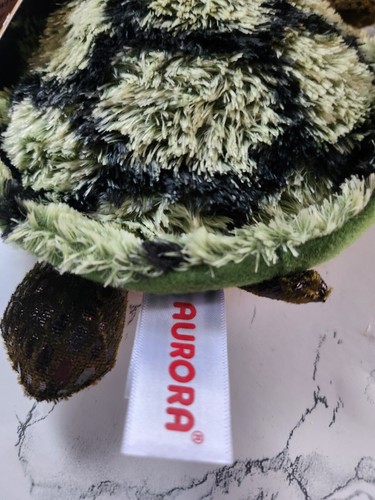 Aurora Sea Turtle Splish Splash 8 inch Flopsie Plush NEW NWT - Picture 2 of 9