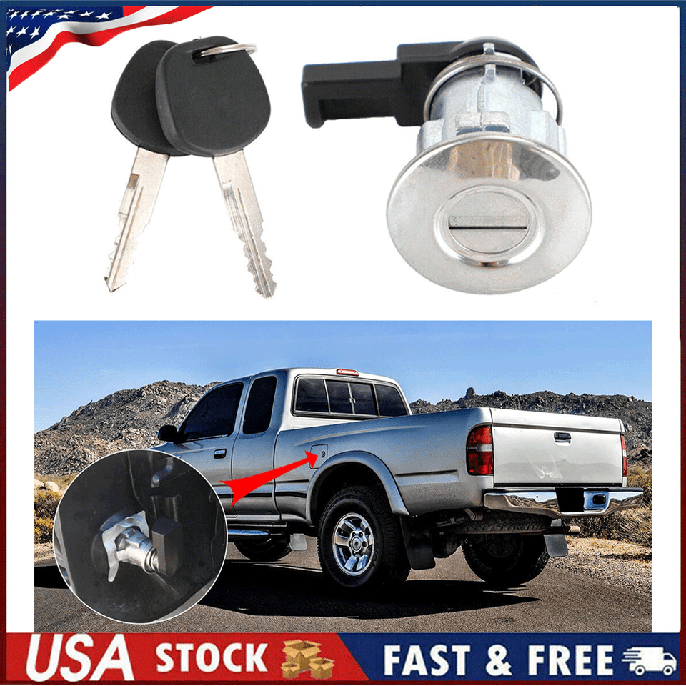 Fuel Door Lock Cylinder & Keys fit Toyota 19952004 20002003