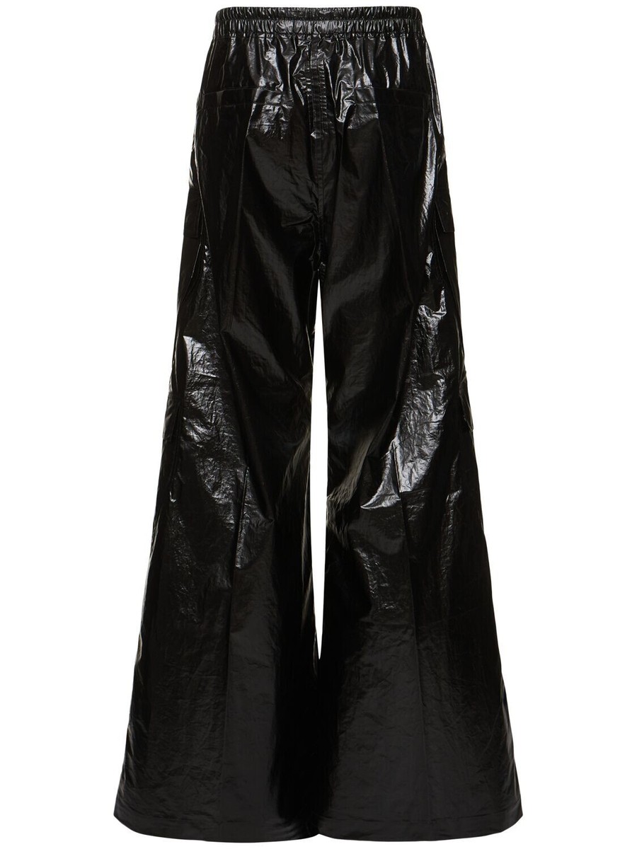 【RICK OWENS】ブラック Hollywood Cargobelas ラウンジパンツ Black Hollywood Cargobelas Cargo Pants by Rick Owens on Sale