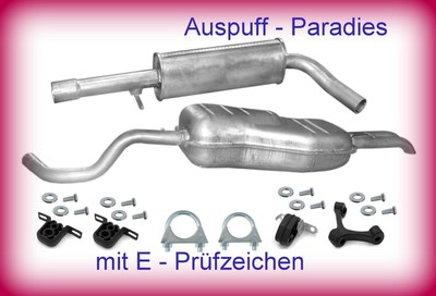 Abgasanlage Auspuff für Skoda Octavia I 2.0 (AZJ) Limo. & Kombi 1U2 & 1U5 + Kit