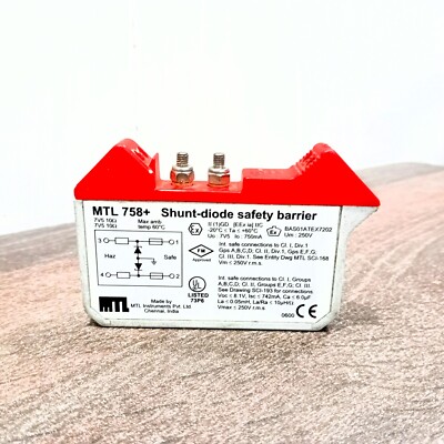 KOSMETIK BESCHÄDIGT | MTL 758+ SHUNTDIODE SICHERHEITSBARRIERE POSITIV 7,5 V 1...