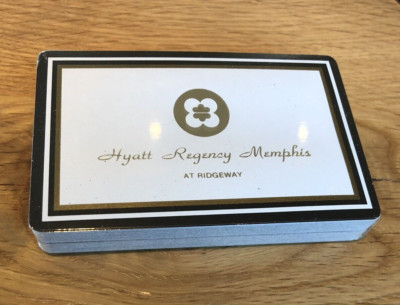 Vintage Playing Cards - Sealed Deck - Hyatt Regency Memphis - c1970s