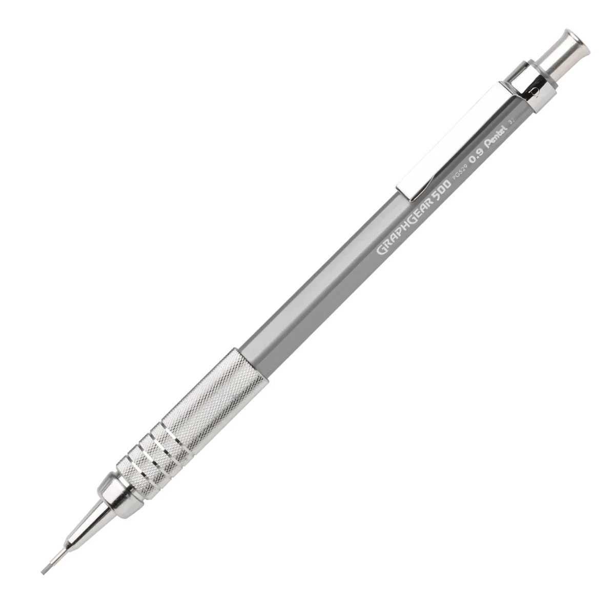 Pentel GraphGear 500 Mechanical Pencil, Gray, 0.9 mm | eBay