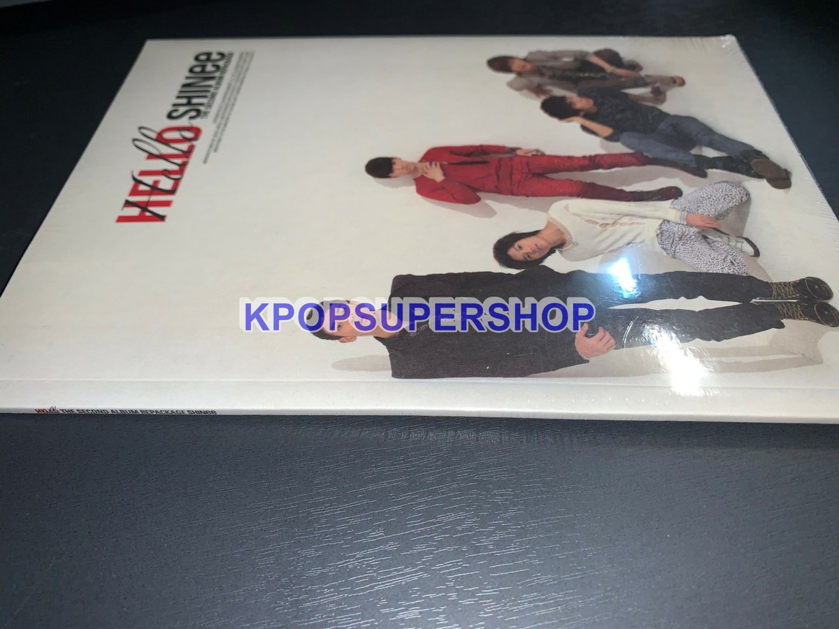 SHINee 2nd Album Repackage Hello CD Photobook New Sealed Rare OOP