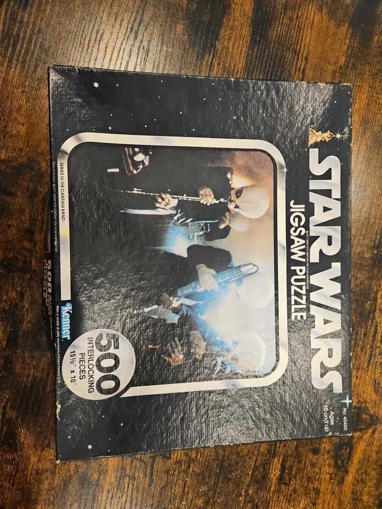 1977 Vintage Star Wars Jigsaw Puzzle Series IV Cantina Band Kenner