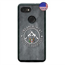 Google Pixel 3 3XL 2XL 2nd Amendment Protect Yourself Liberty Custom Case Cover