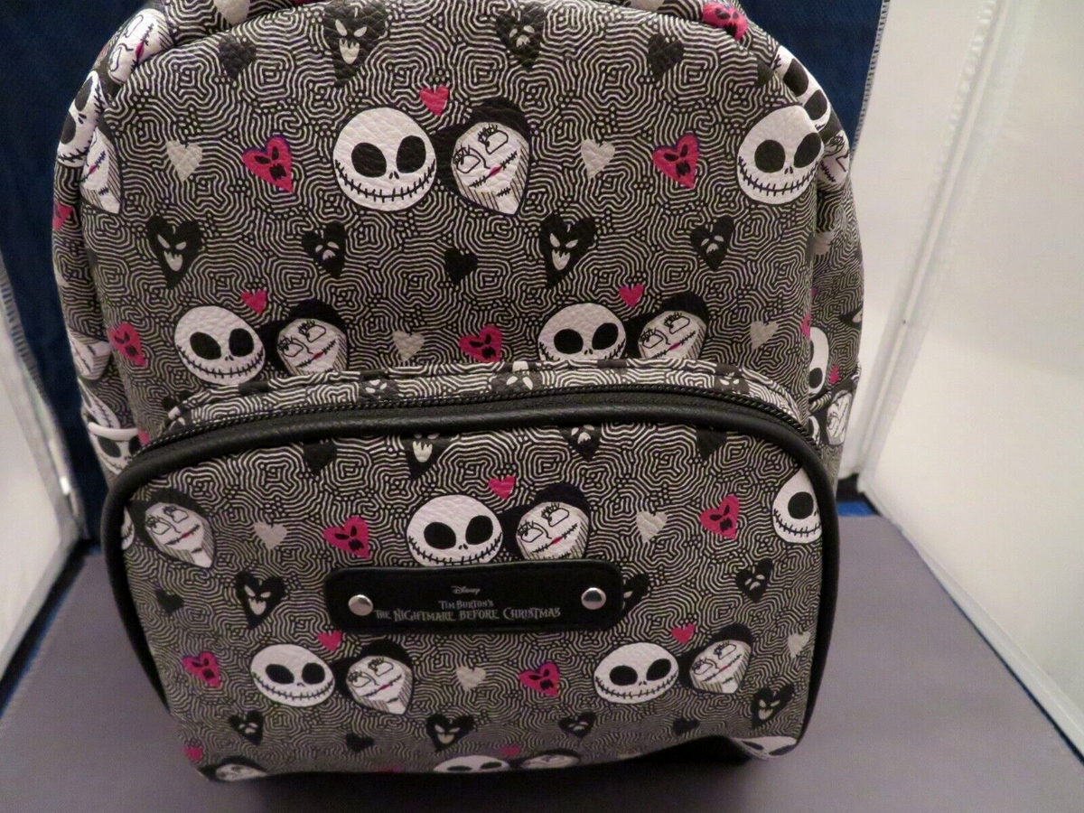 Disney The Nightmare Before Christmas Jack and Sally Convertible Backpack NWT Nightmare Before Christmas - Jack & Sally Backpack Black  main image 2