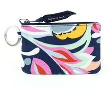 Vera Bradley Mod Paisley Cotton Zip Id Case NWT