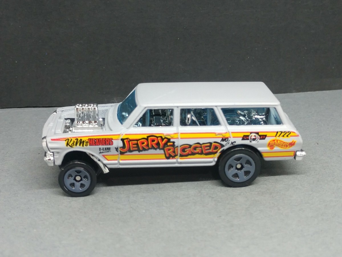 HOT WHEELS 1964 '64 CHEVY CHEVROLET NOVA WAGON GASSER LOT OF 2 HOT