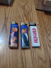  3 Disposable Plastic Lighters NOT WORKING OLD GOLD, CAMEL JOE, BUSTAH. MB164