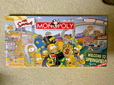 the simpsons monopoly board game