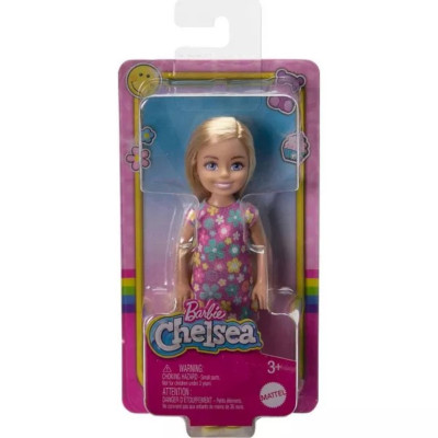 Barbie Chelsea & Friends Doll with Floral Colorful Dress