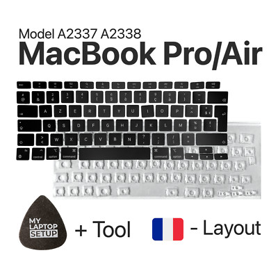 Ersatztaste für MacBook Pro Air 13'' (2020) A2337 A2338 AZERTY FR-Layout key