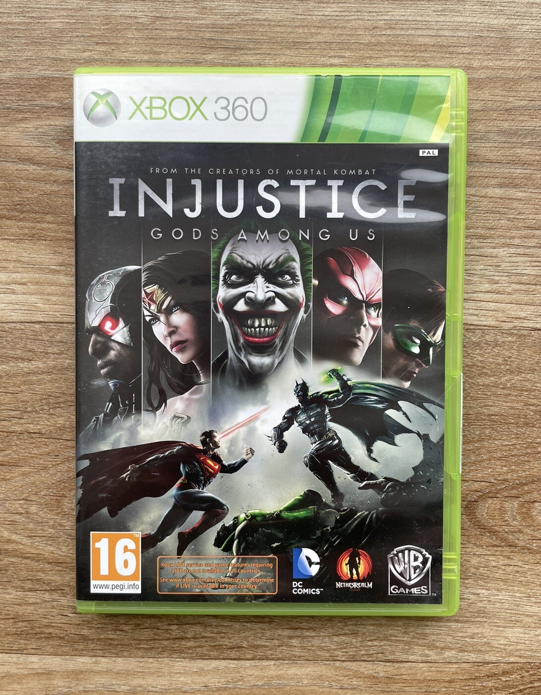 Injustice Gods Among Us Xbox 360 No Manual PAL