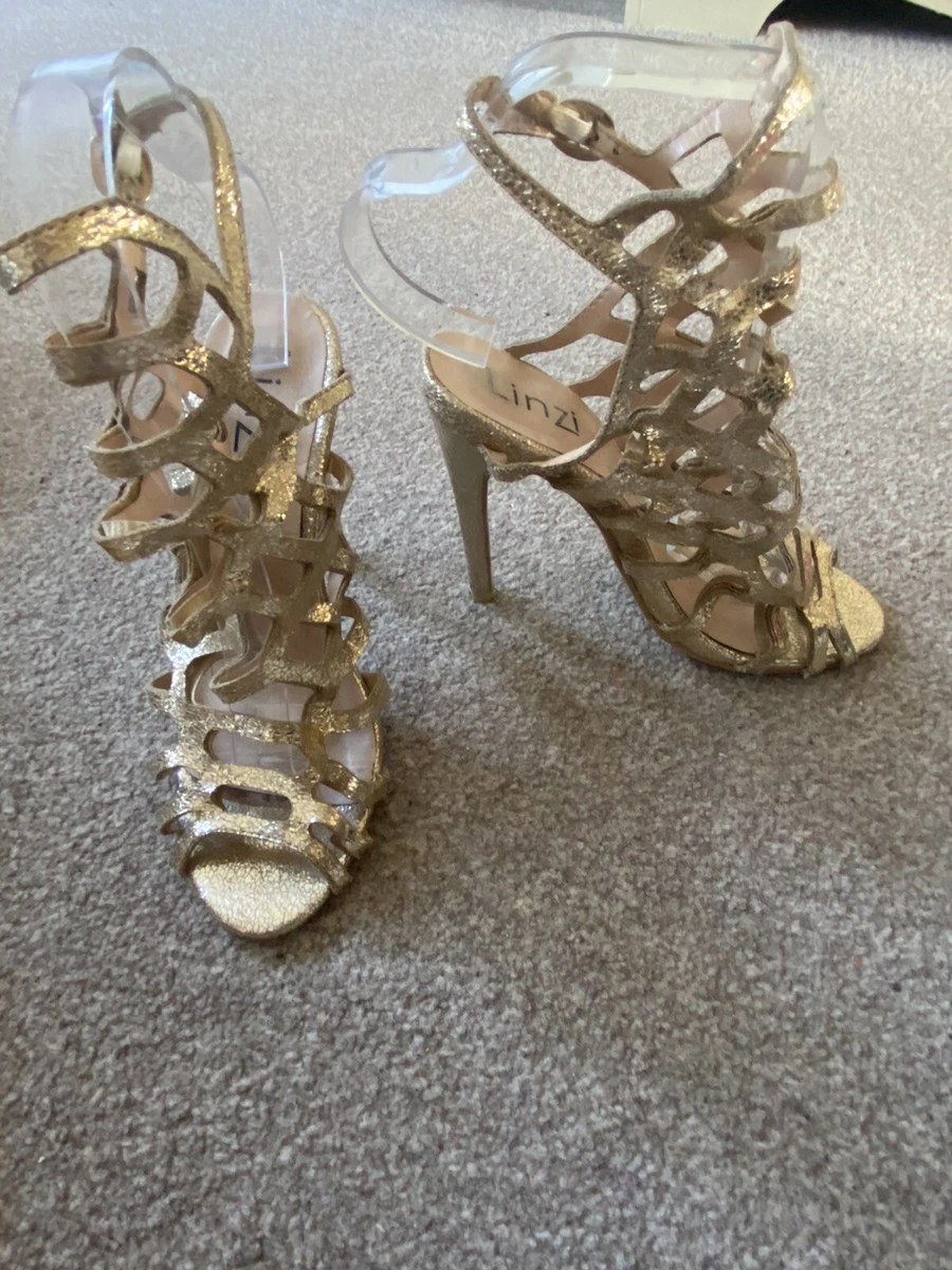 Glitter gladiator heels discount