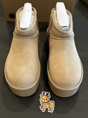 BNIB Ugg Ultra Mini Platform Boots Sand Women