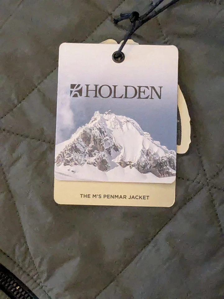 NWT Holden The M's Penmar Jacket Mens Quilted Hybrid Sweatshirt Gray Green - M - Image 3 of 4