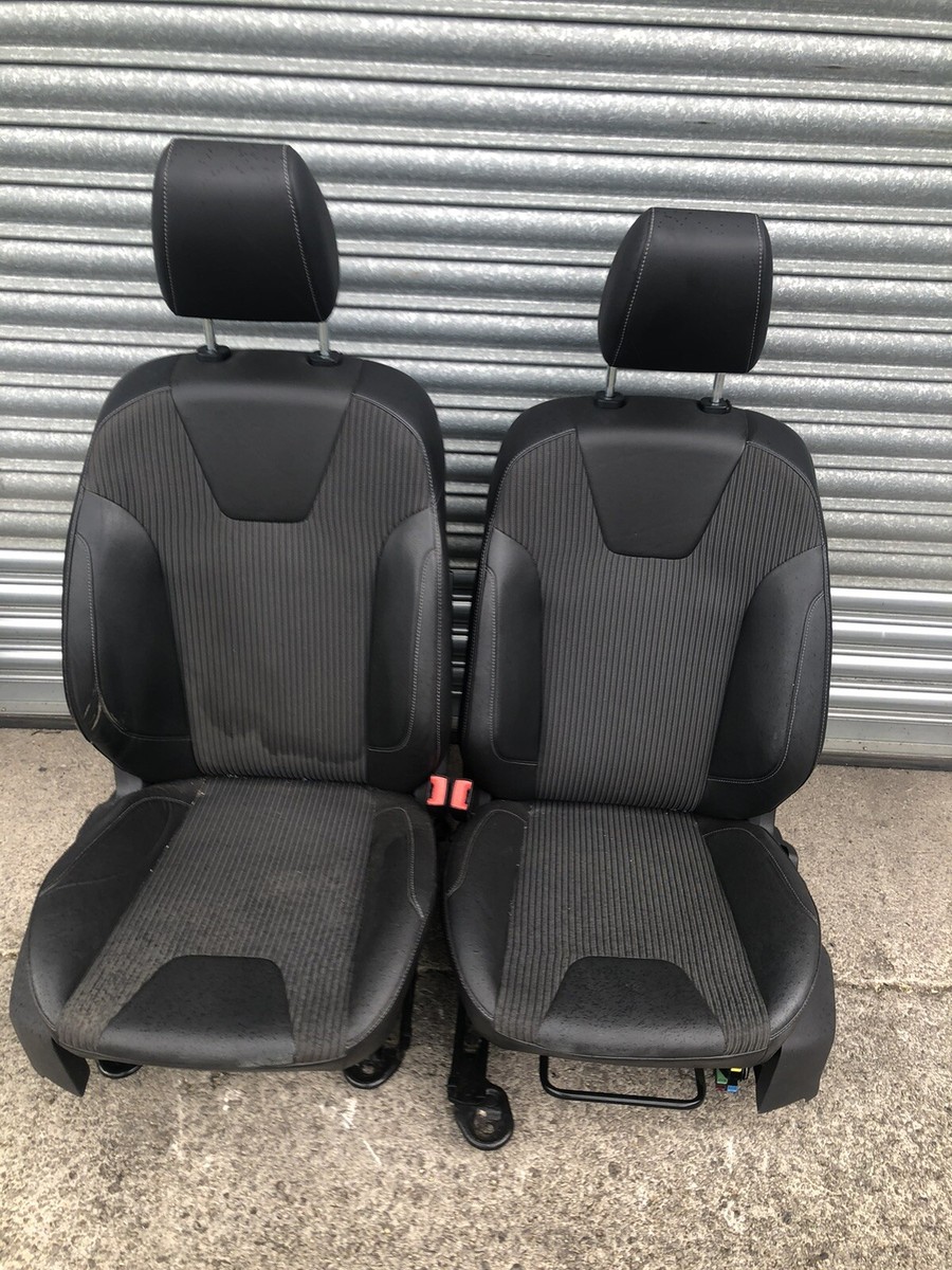 FORD FOCUS MK3 DR HALF BLACK ELECTRIC LEATHER SEATS USED AS PIC