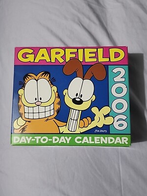 2006 Garfield Day To Day Calender New In Box Andrews McMeel Publishing Jim Davis