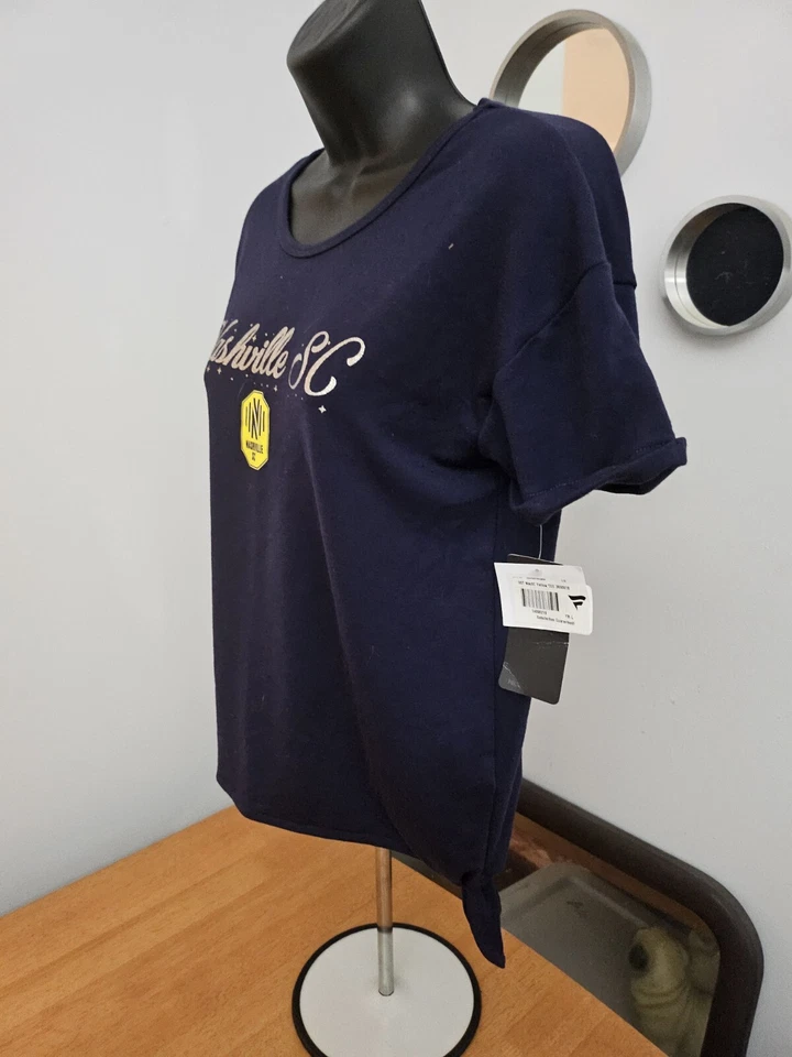 Nueva Camiseta Fanatics Nashville SC Fútbol Amor Corbata Lateral Azul Niñas Grande 14 Foto 3 de 4