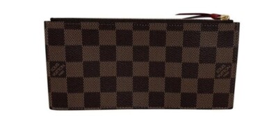 New Louis Vuitton Felicie Damier Ebene Zipped Pocket Insert
