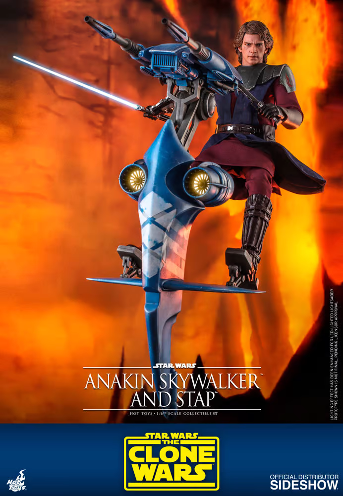 1/6 Star Wars Anakin Skywalker & STAP Exclusive Figure Set Hot