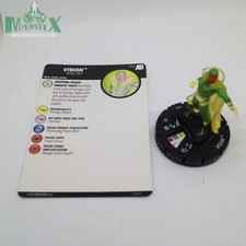 Heroclix Avengers Defenders War set Vision 024 Uncommon figure w/card 