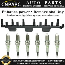 Cnpapc Ignition Coil Spark Plug For Jeep Grand Cherokee Wrangler Tj 4.0l Uf296 Cnpapc Ignition Coil Spark Plug For Jeep Grand Cherokee Wrangler Tj 4.0l Uf296