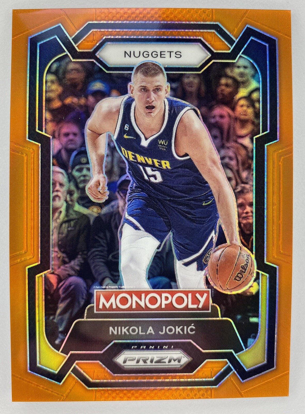 2023-24 Panini Prizm Monopoly Nikola Jokic Orange Prizm /124 - #1